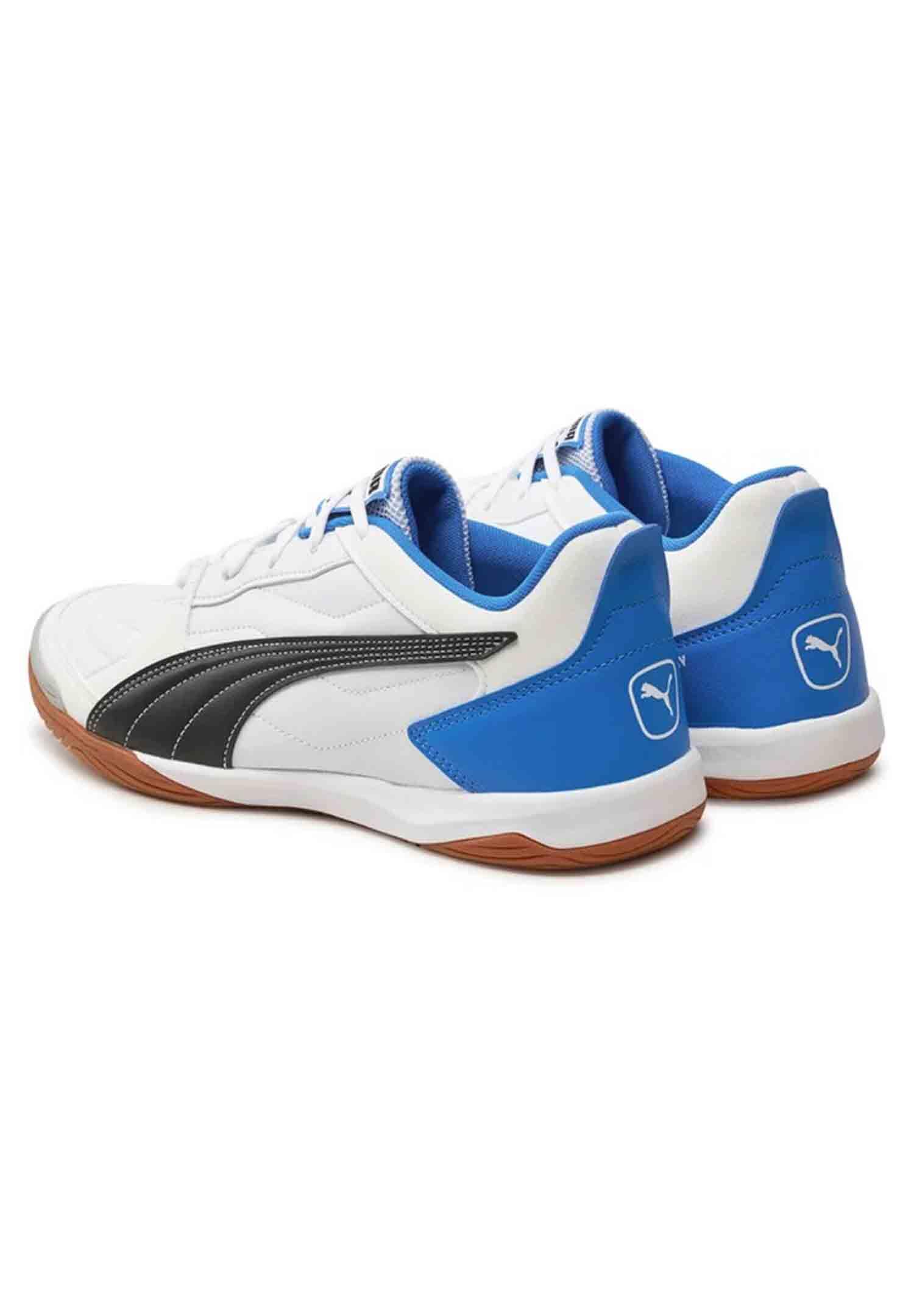 PUMA Scarpe da calcio indoor Puma Pressing Iv Bianco/Blu 3/5