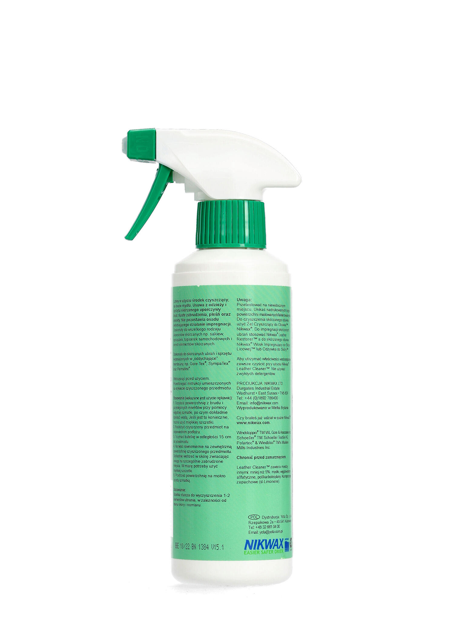 Nettoyant technique pour articles en cuir LEATHER CLEANER 4/5