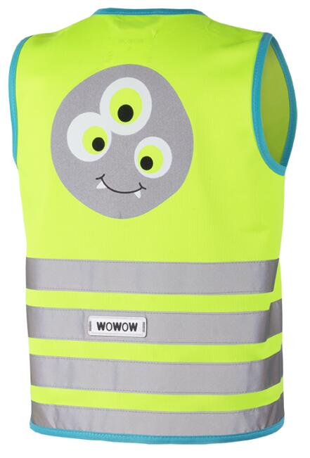 WOWOW Wowow Sicherheitsweste Crazy Monster Jacket für Kinder Größe M grün