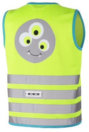 Wowow Sicherheitsweste Crazy Monster Jacket für Kinder Größe L rot