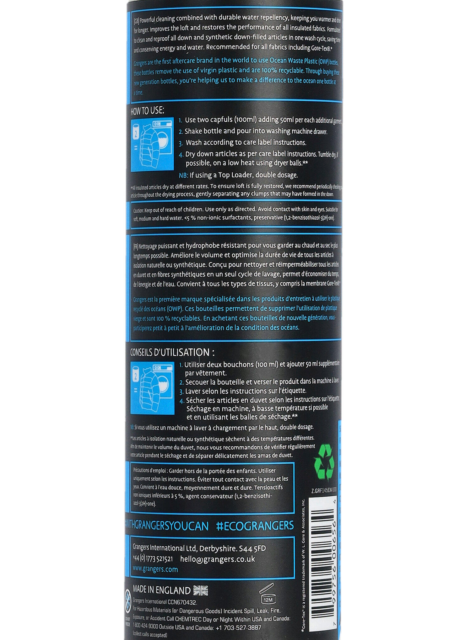 Pflegeset für Daunenbekleidung und Ausrüstung Down Care Kit 300ml 5/7
