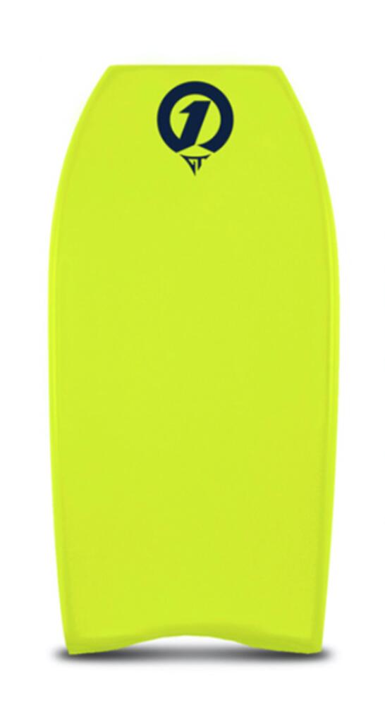 Bodyboard GT, One, Limette/Dunkelblau, 41" 2/3