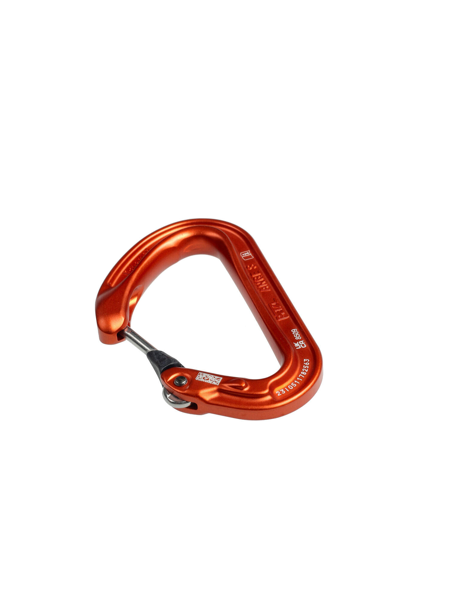 Petzl Ange S mousqueton H MonoFil orange ultraléclair 23 mm 28 g 6/6