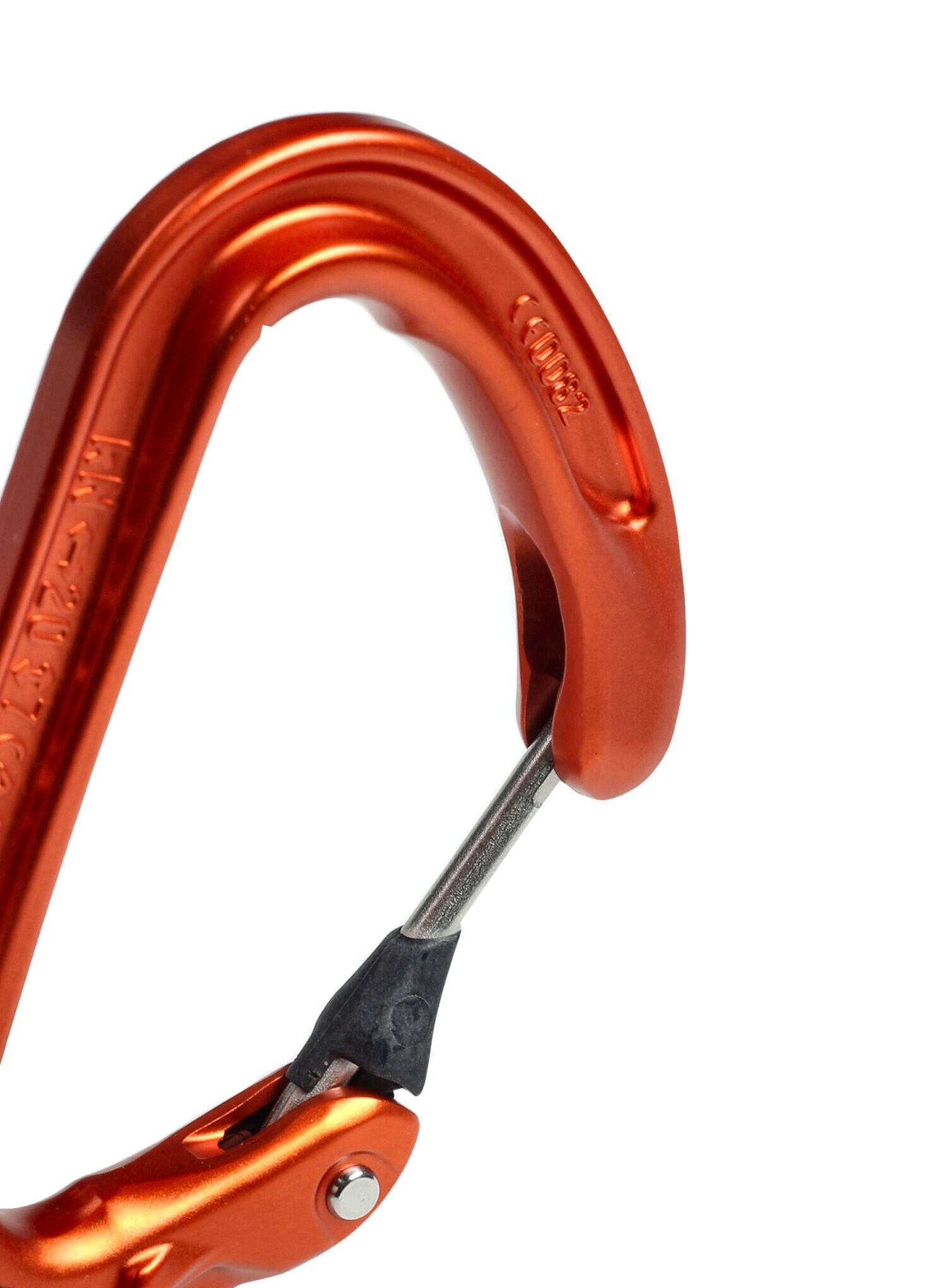 Petzl Ange S mousqueton H MonoFil orange ultraléclair 23 mm 28 g 5/6