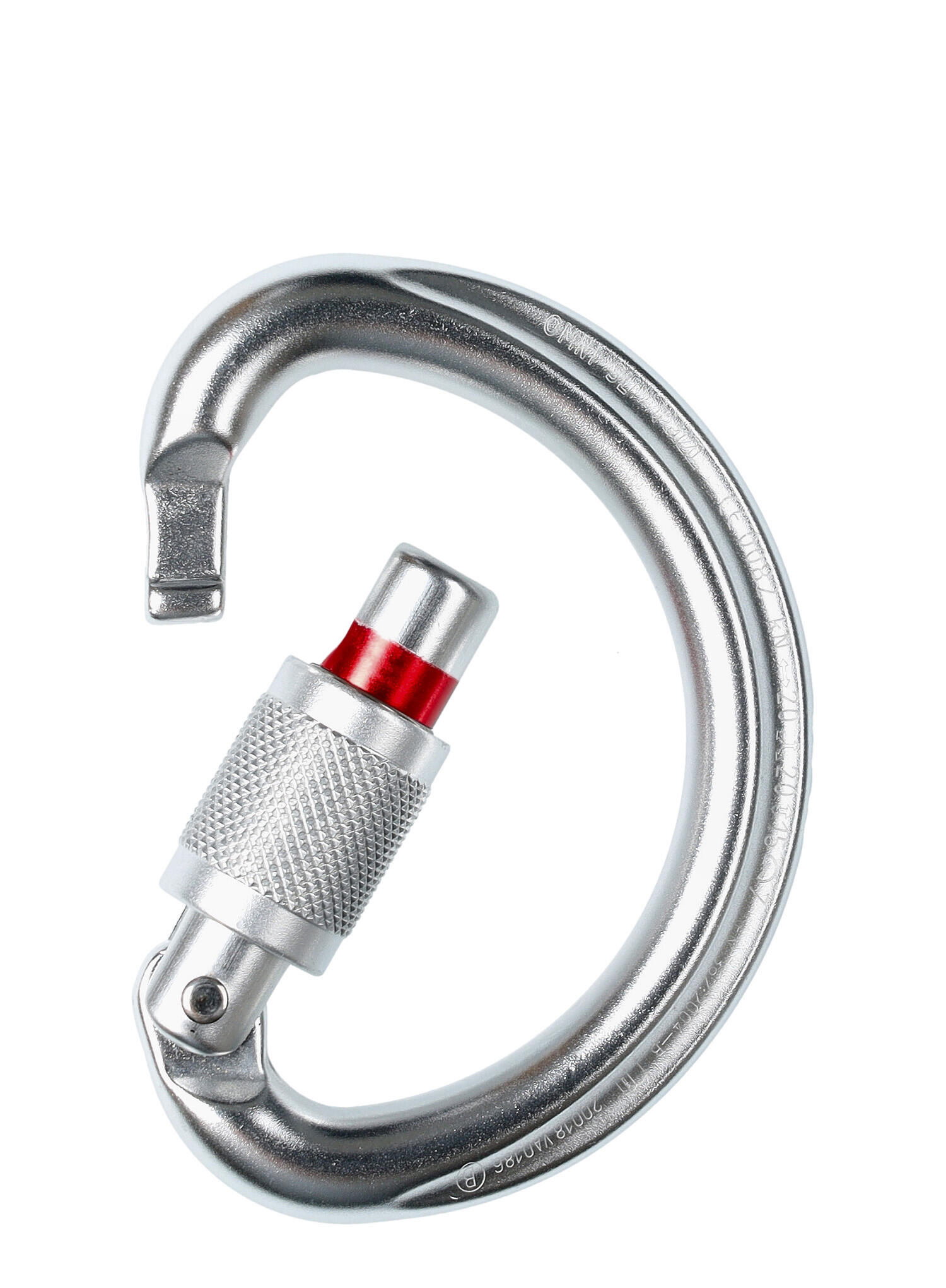 Mousqueton Petzl Omni Screw-Lock gris 2/4