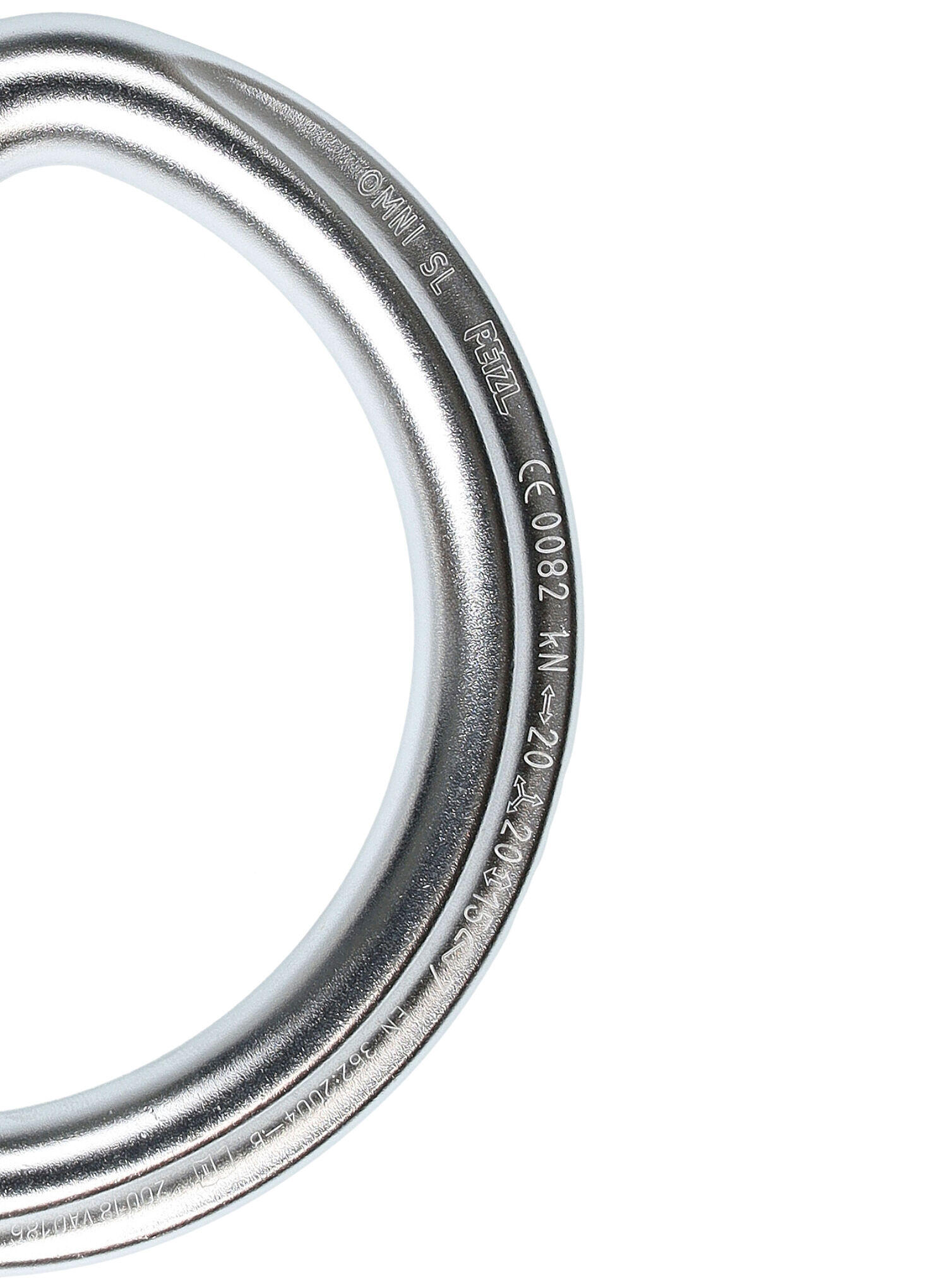Mousqueton Petzl Omni Screw-Lock gris 4/4