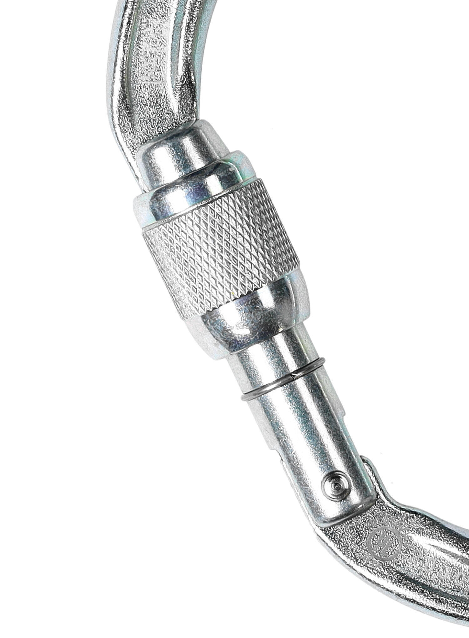 Petzl OXAN SCREW-LOCK — Mousqueton acier ovale verrouillage vis (témoin) 3/4