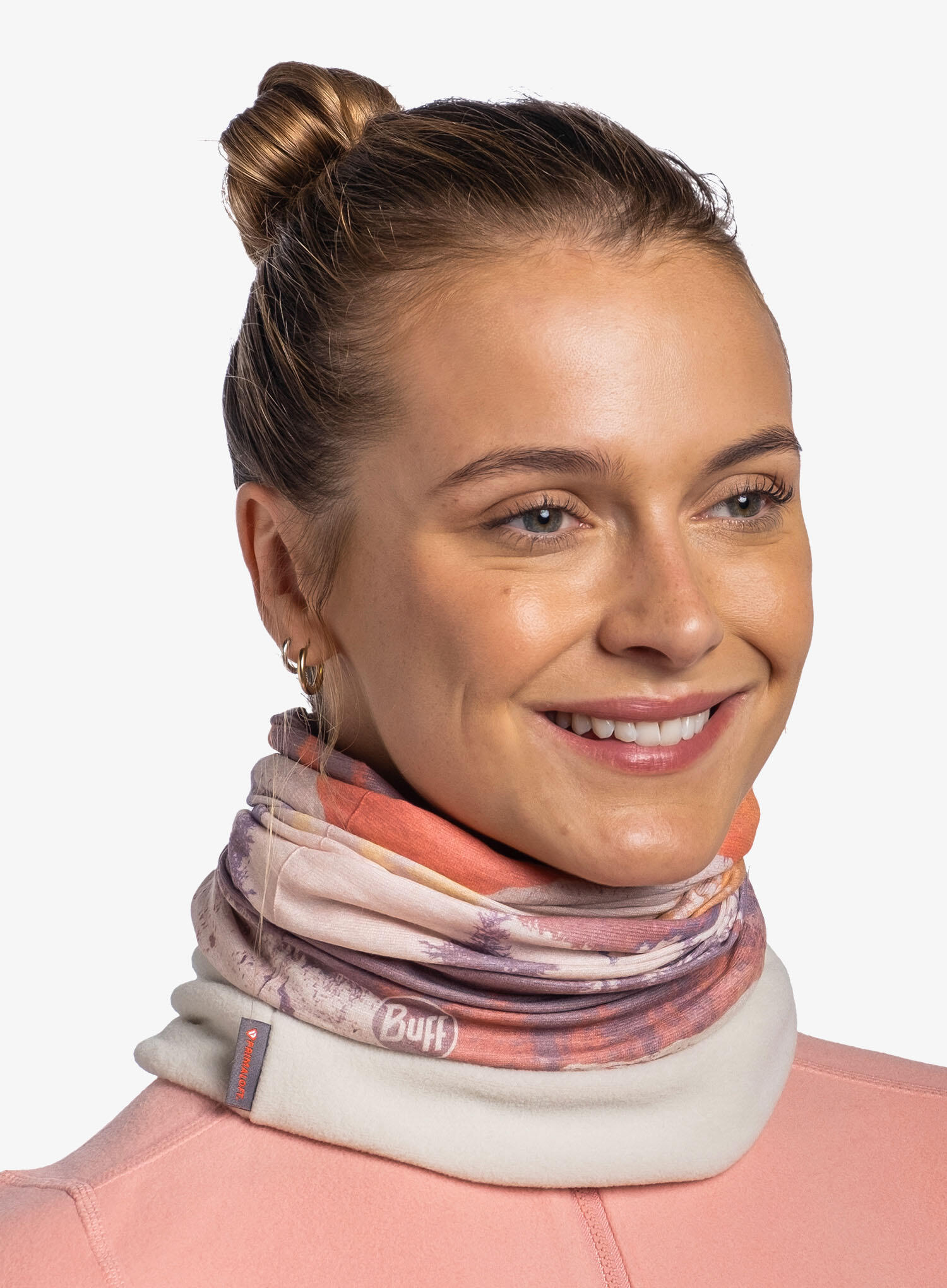 Schlauchschal Buff Polar weiß-lila 6/6