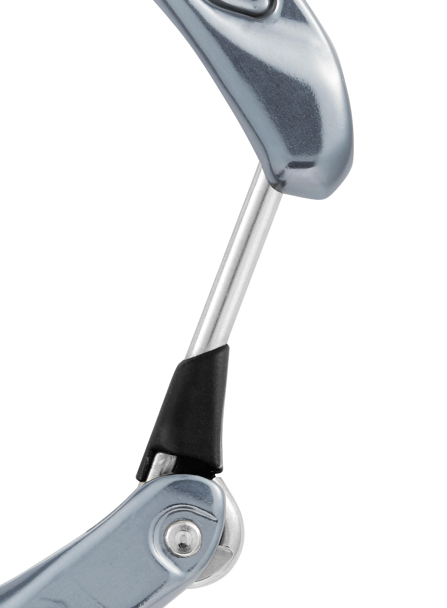 Mousqueton Petzl Ange L gris ultra-léger 34 g verrou MonoFil Keylock 2/2