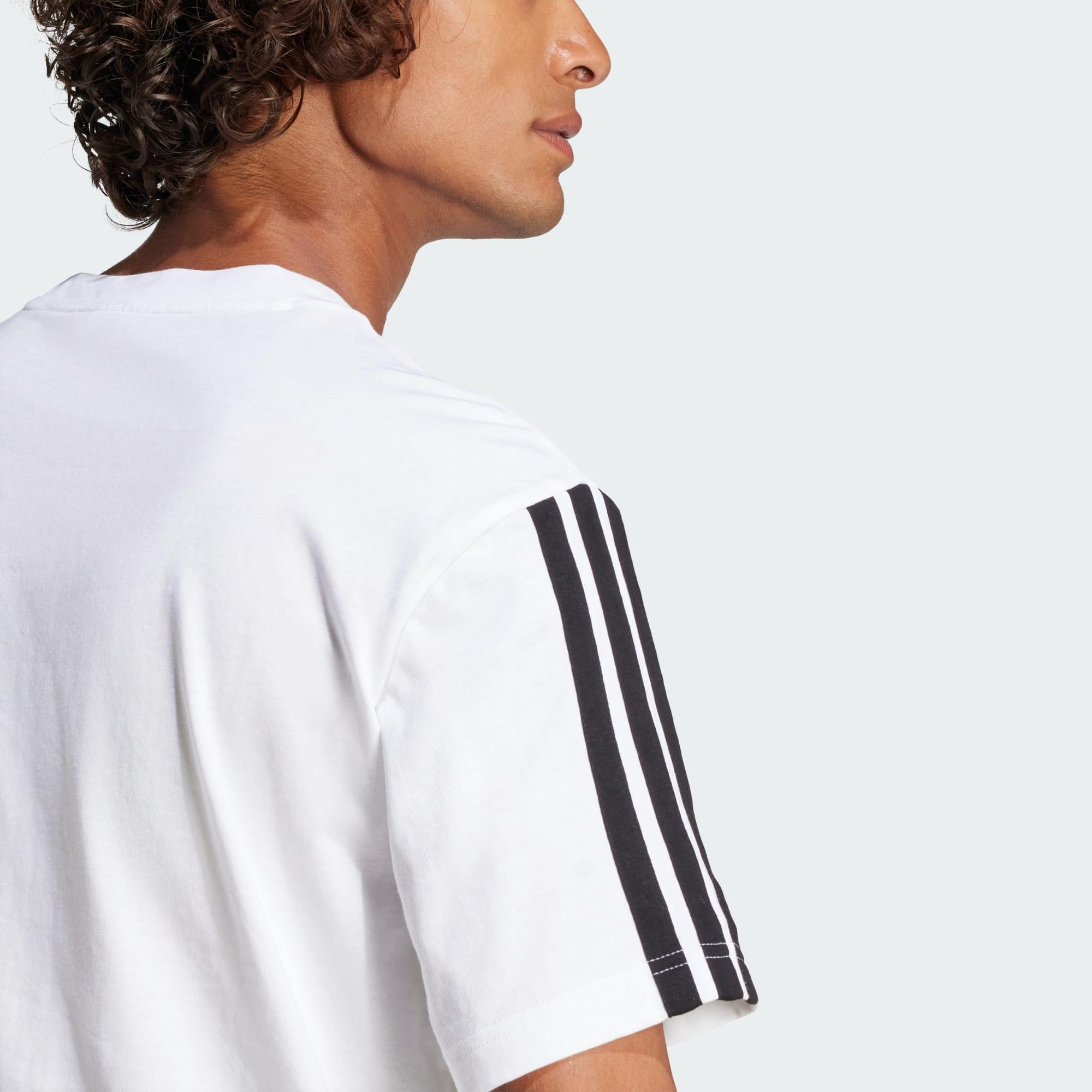 Essentials 3-Streifen Single Jersey T-Shirt 5/5