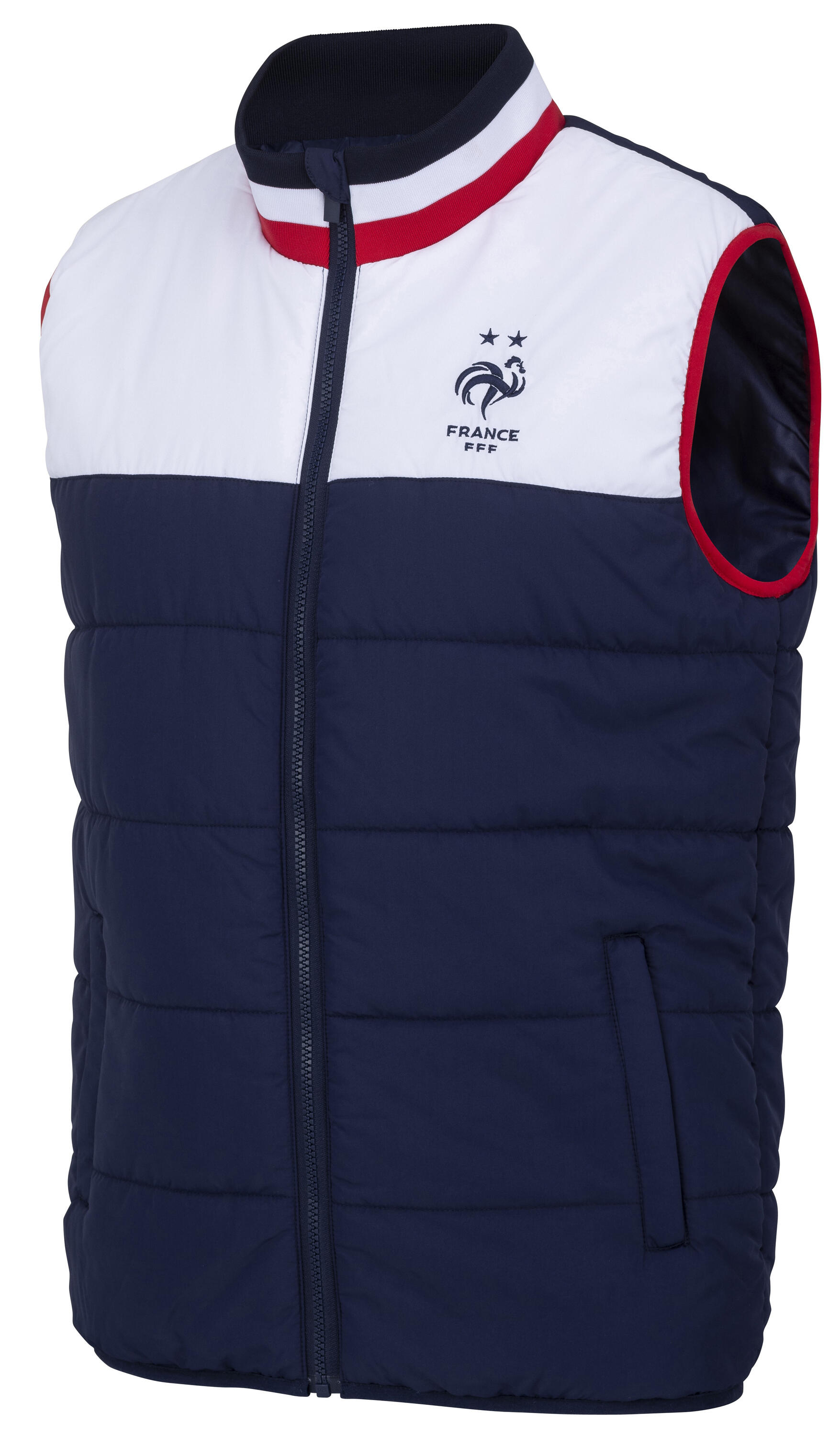Doudoune sans manche FFF - Collection officielle Equipe de France de Football 1/2