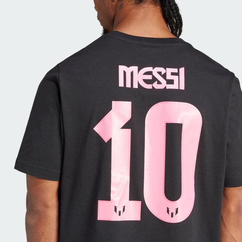 T-shirt graphisme Nom et numéro de Messi
