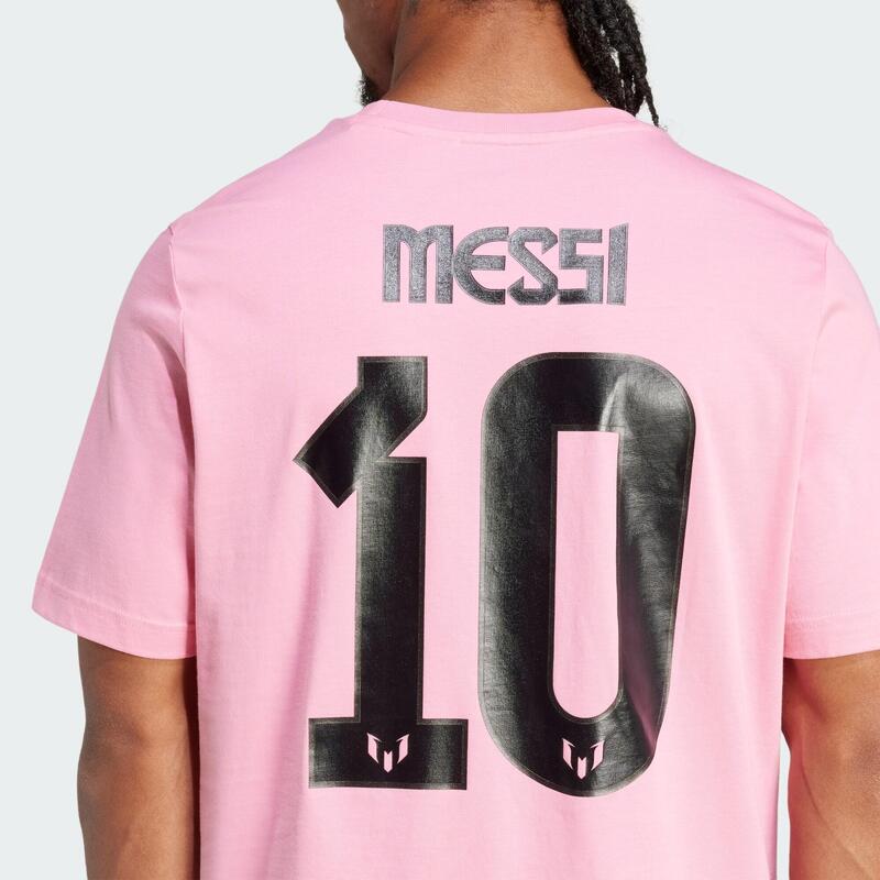T-shirt graphisme Nom et numéro de Messi