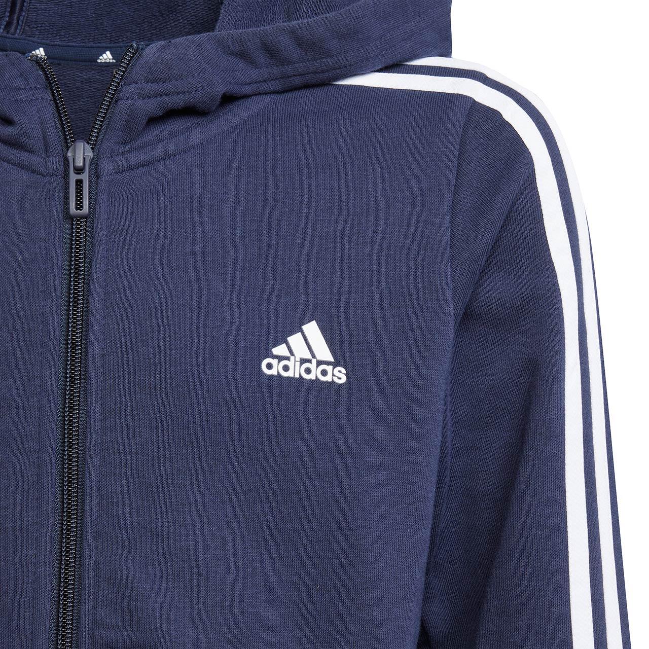 adidas Essentials 3-Stripes Full-Zip Meisjes Hoodie 4/5