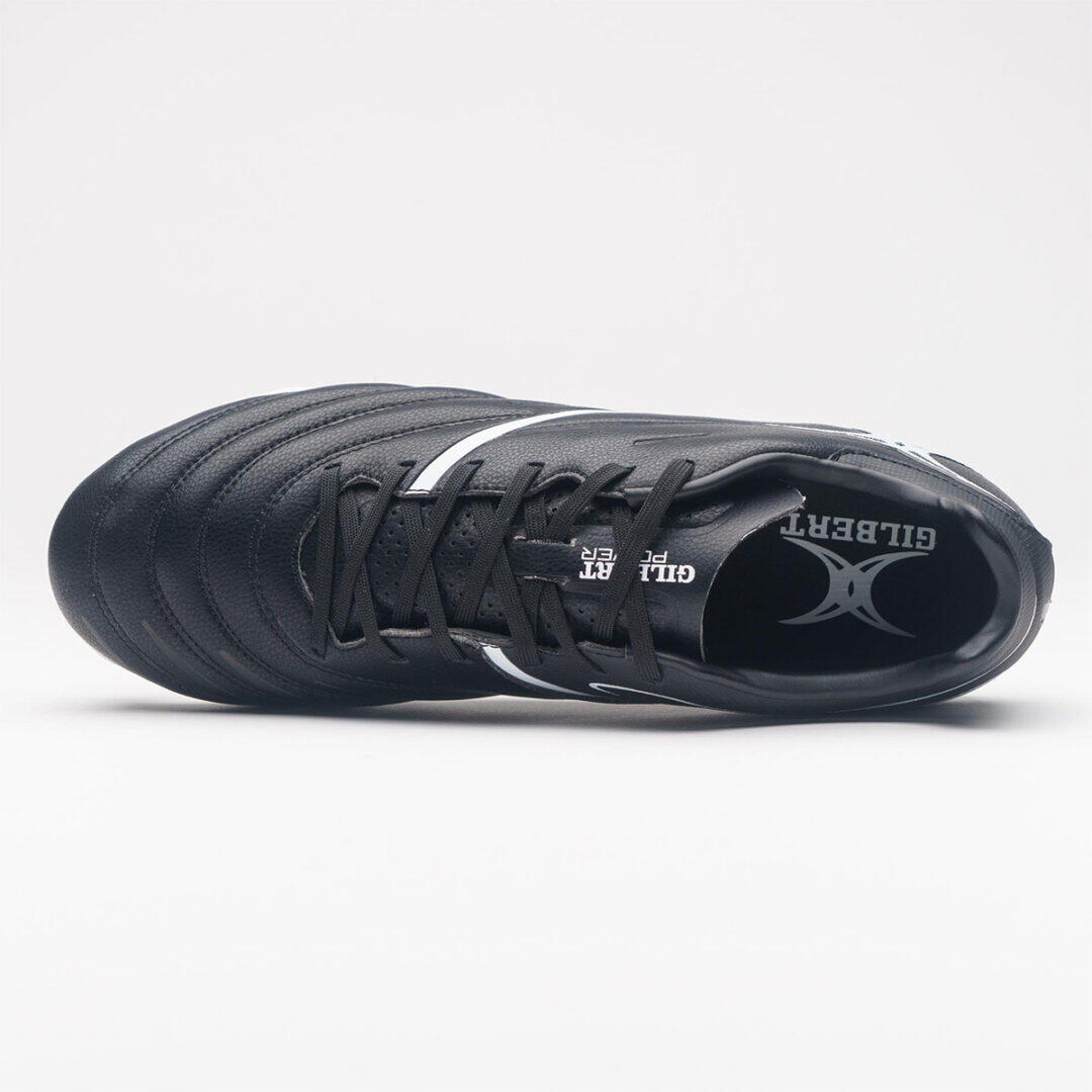 Scarpe Da Rugby Gilbert Boot Sidestep X20 Power 8s Nero E Bianco 4/7