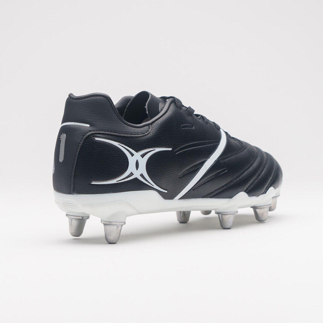 Scarpe Da Rugby Gilbert Boot Sidestep X20 Power 8s Nero E Bianco 5/7