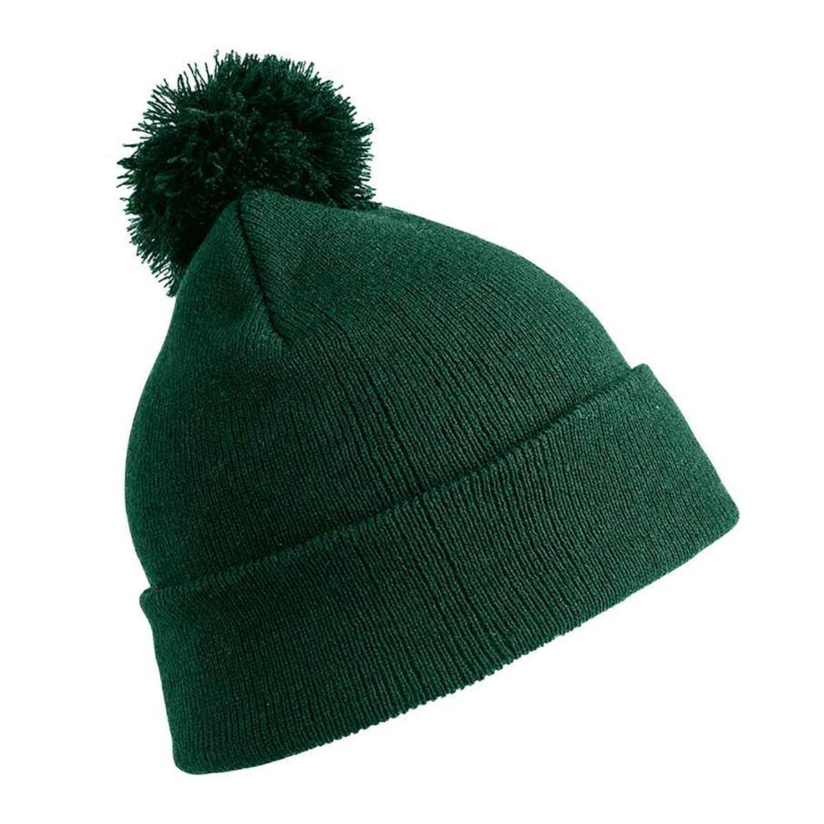 CORE Core Kids Pom Pom Beanie - Bottle Green