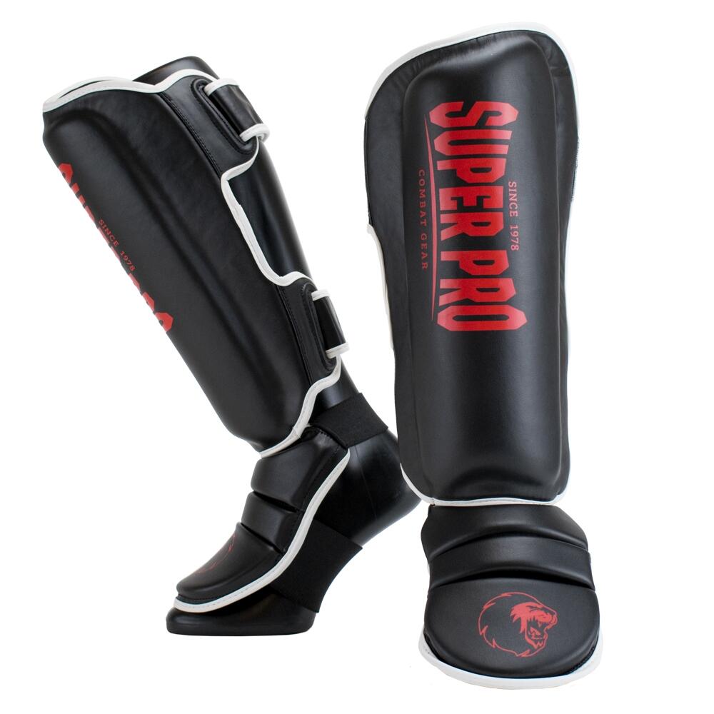 Protège-tibias « Protector » XL Noir-rouge Unisexe 2/5