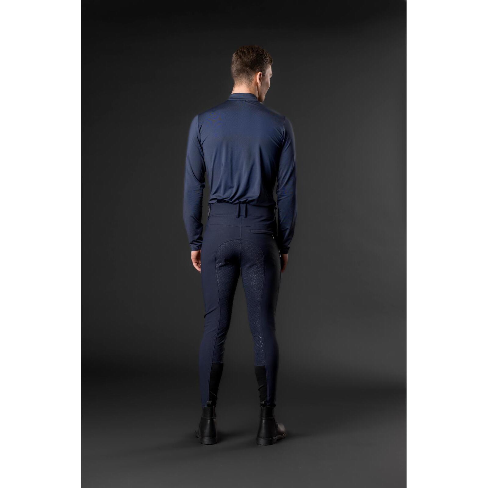 Pantaloni da equitazione full grip per bambini Equipage Hunt 5/7