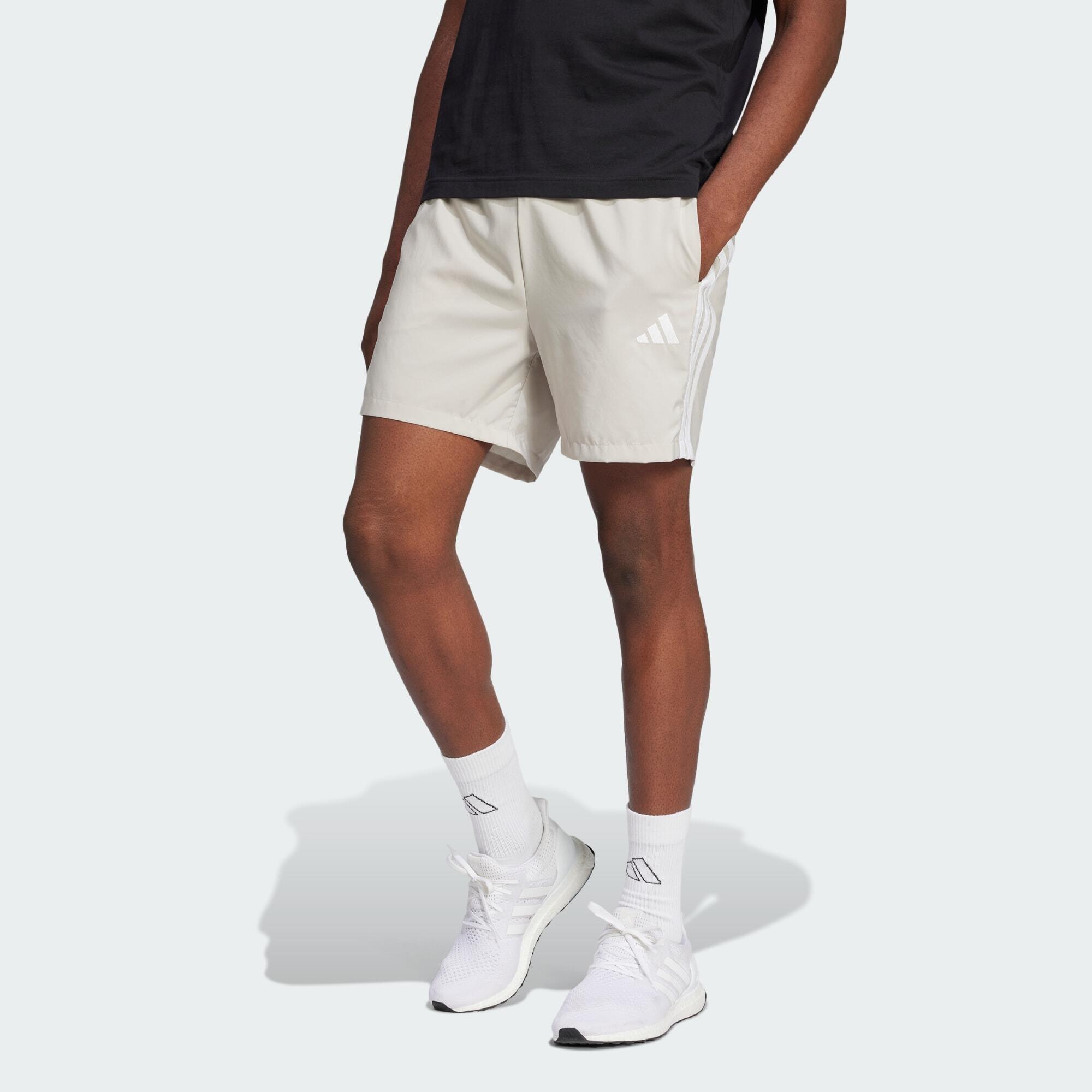 Adidas - Short Essentials 3 Bandes Chelsea - Short - Beige|blanc - 52 2xl - Decathlon