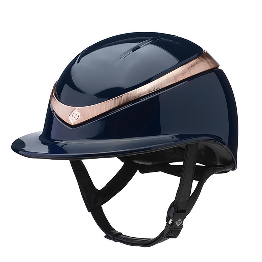 Kask jeździecki pic duży błyszczący Charles Owen luxe