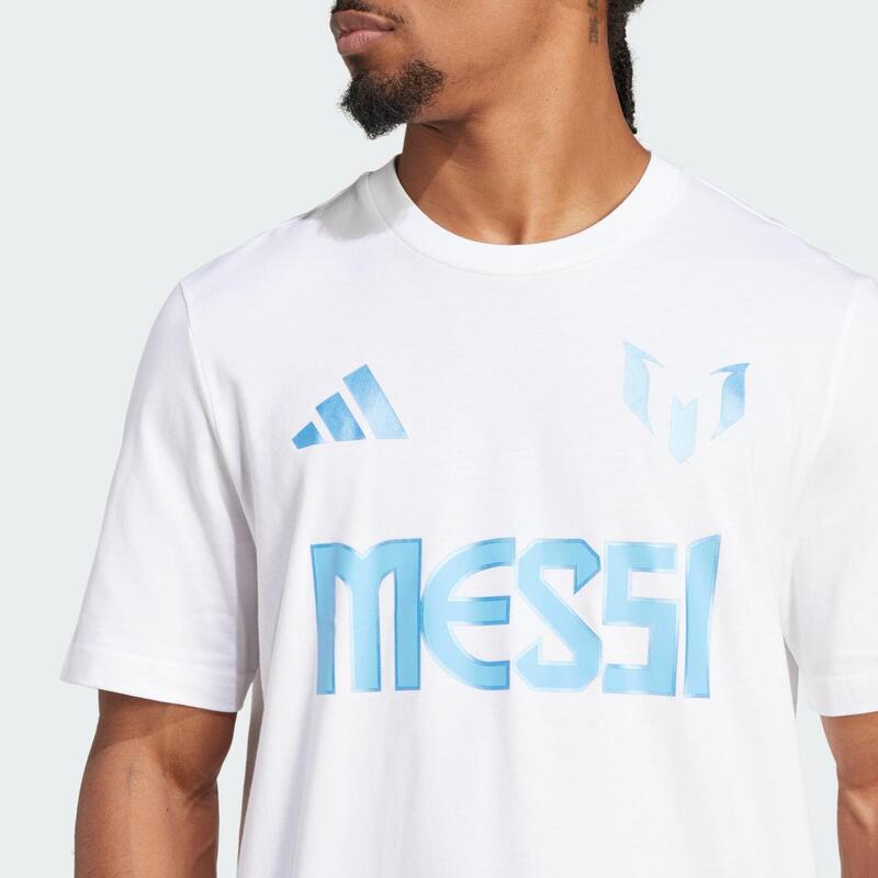 T-shirt graphisme Nom et numéro de Messi