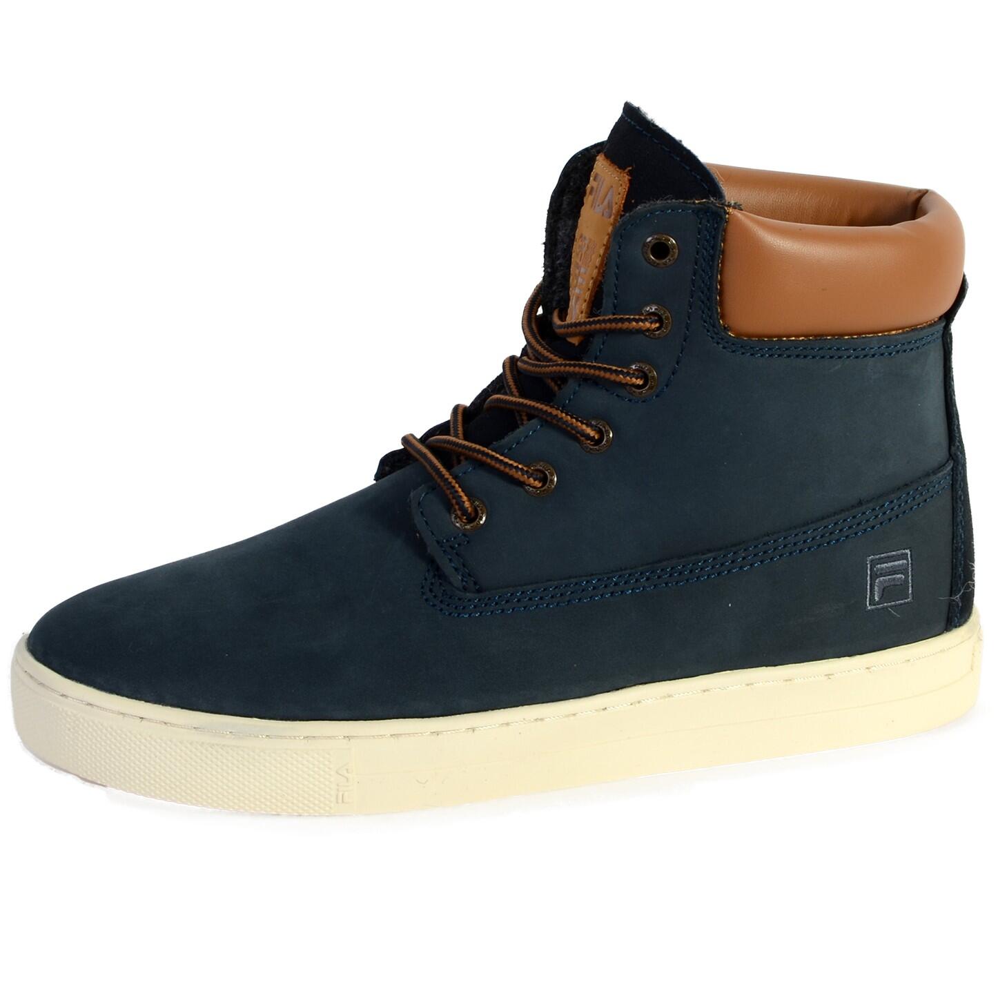 Chaussures Fila New York Mid Dress Bleu - Unisex 1/3