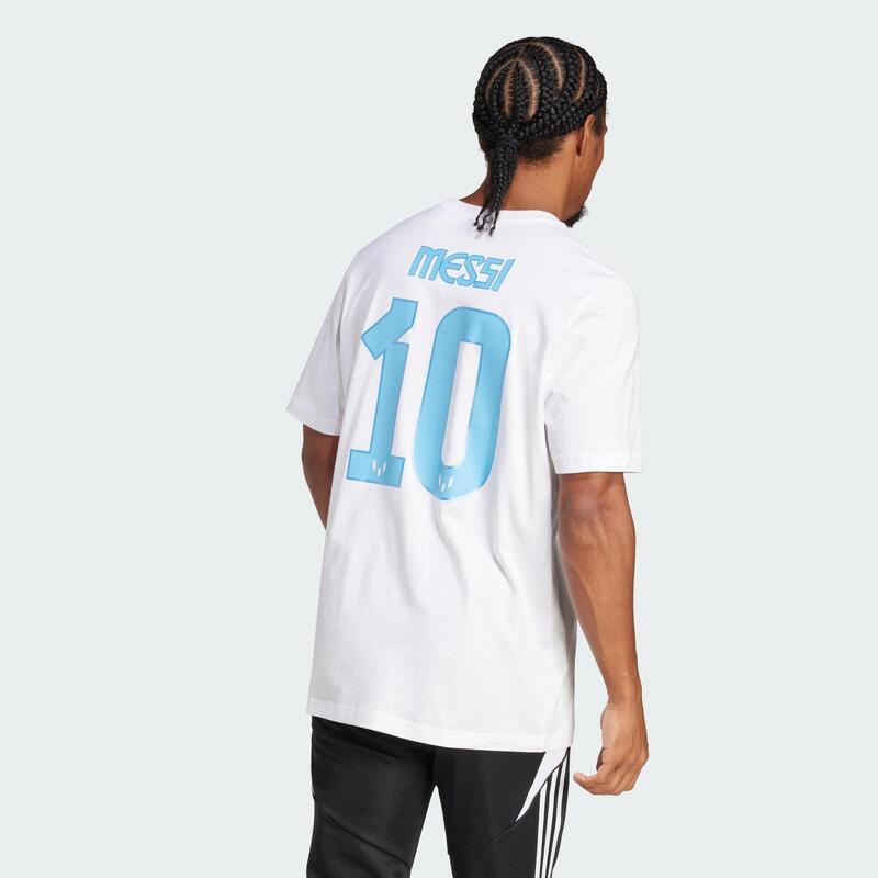 T-shirt graphisme Nom et numéro de Messi