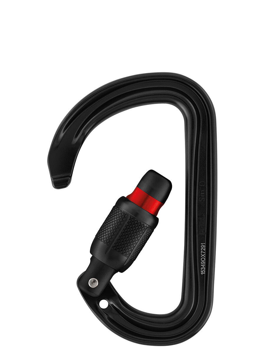 Mosquetón Petzl SmD Screw-Lock - negro 3/3