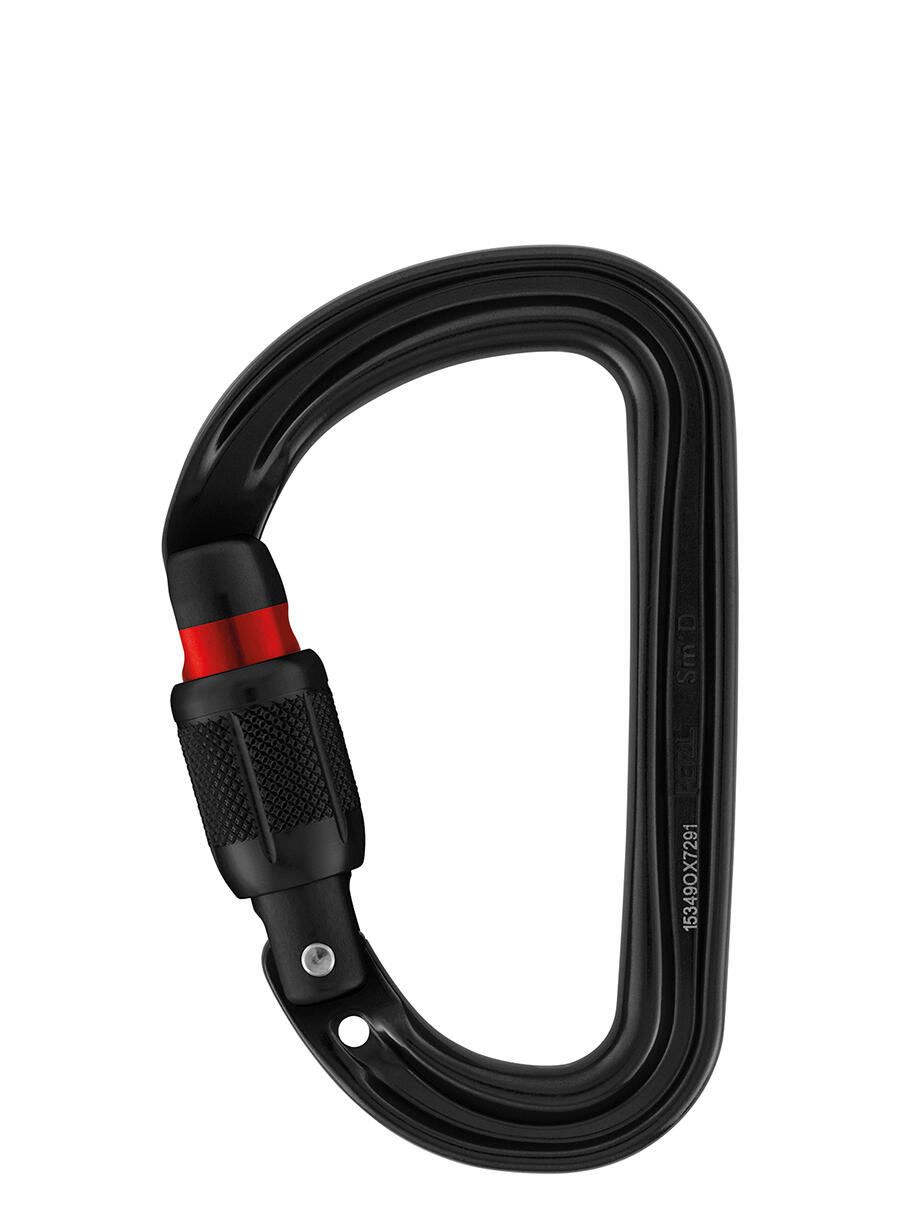 Mosquetón Petzl SmD Screw-Lock - negro 2/3