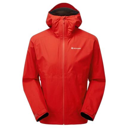 Herrenjacke Montane Spirit Lite GORE‑TEX Paclite Plus, rot, wasserdicht, leicht