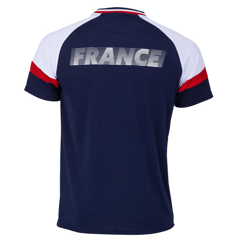 T-shirt Equipe De France De Football Officiel – Collection FFF 2 étoiles, Taille Homme, 65% Coton 35% Polyester