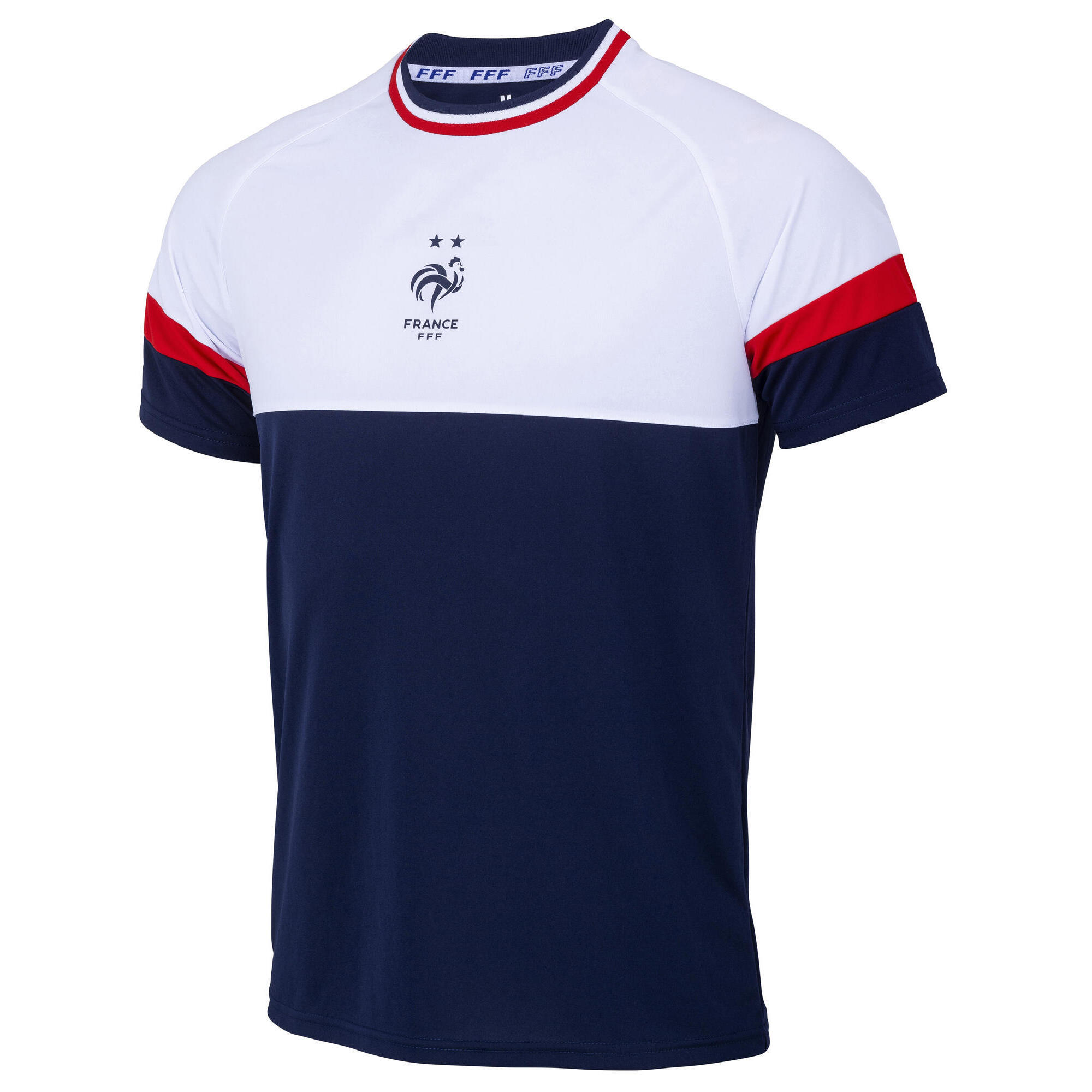 Fff - Maillot Fff - Collection Officielle Equipe De France De Football - Maillot Manches Courtes - Bleu - 52 2xl - Decathlon