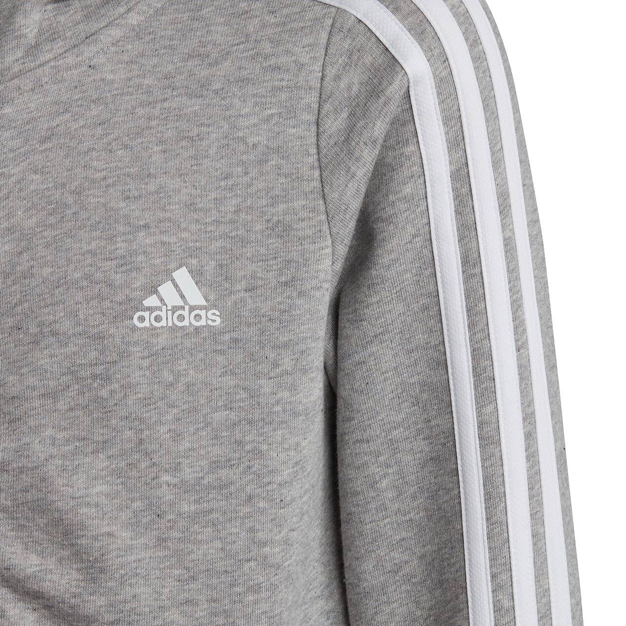 Bluza dla dzieci adidas Essentials 3-Stripes Full-Zip Hoodie 4/5