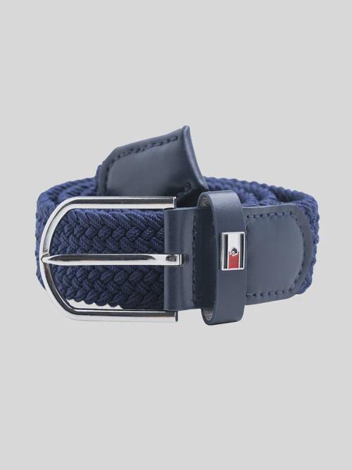 TOMMY HILFIGER EQUESTRIAN Paardrijden - Unisex -  Desert Sky - -san Jose Stretch Gevlochten Riem