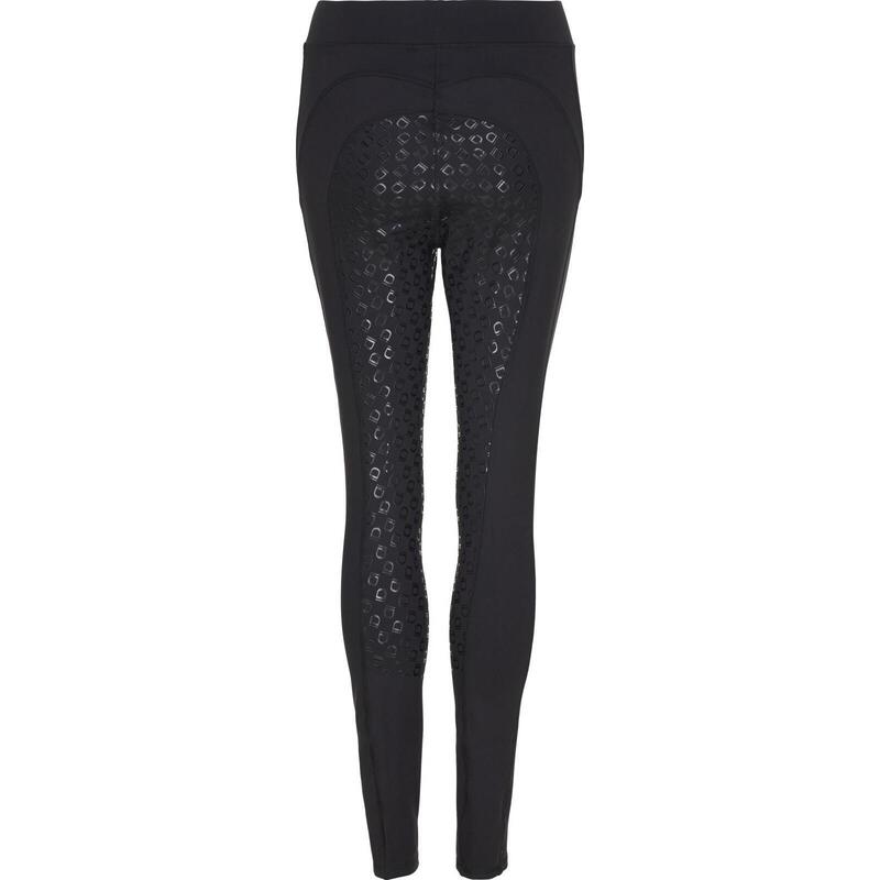 Legging echitație Equipage Dalena cu grip complet