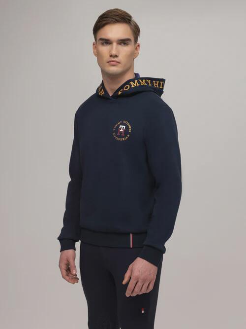 TOMMY HILFIGER EQUESTRIAN Paardrijden - Unisex -  Desert Sky - -austin Logo Hoodie Heren
