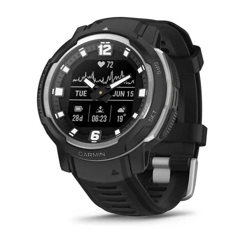 Montre connectée Sans genre Garmin Instinct® Crossover Argenté