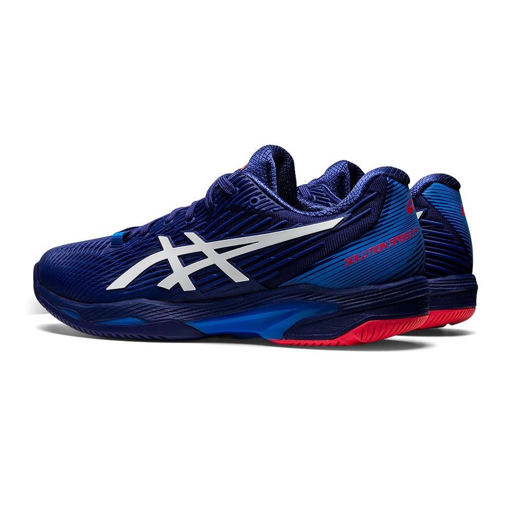 White And Blue Asics Solution Speed Ff 2 1041a182 401 3/5