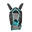 Masque anti-mouches pour cheval en maille fine avec une couverture oreille et ne
