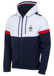 Sweat zippé capuche FFF - Collection officielle Equipe de France de Football
