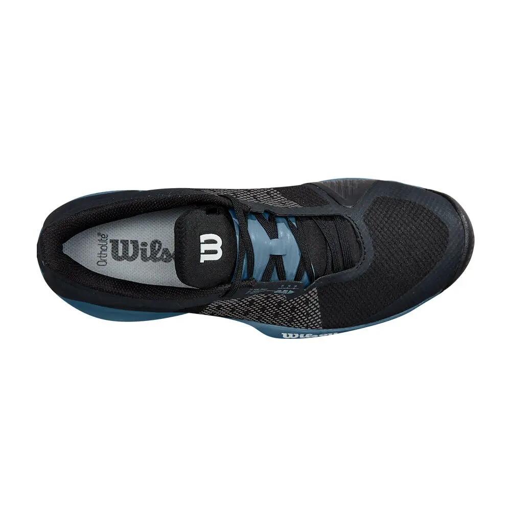 Chaussures De Padel Wilson Kaos Swift Wrs328970 Noir Et Vert 3/4