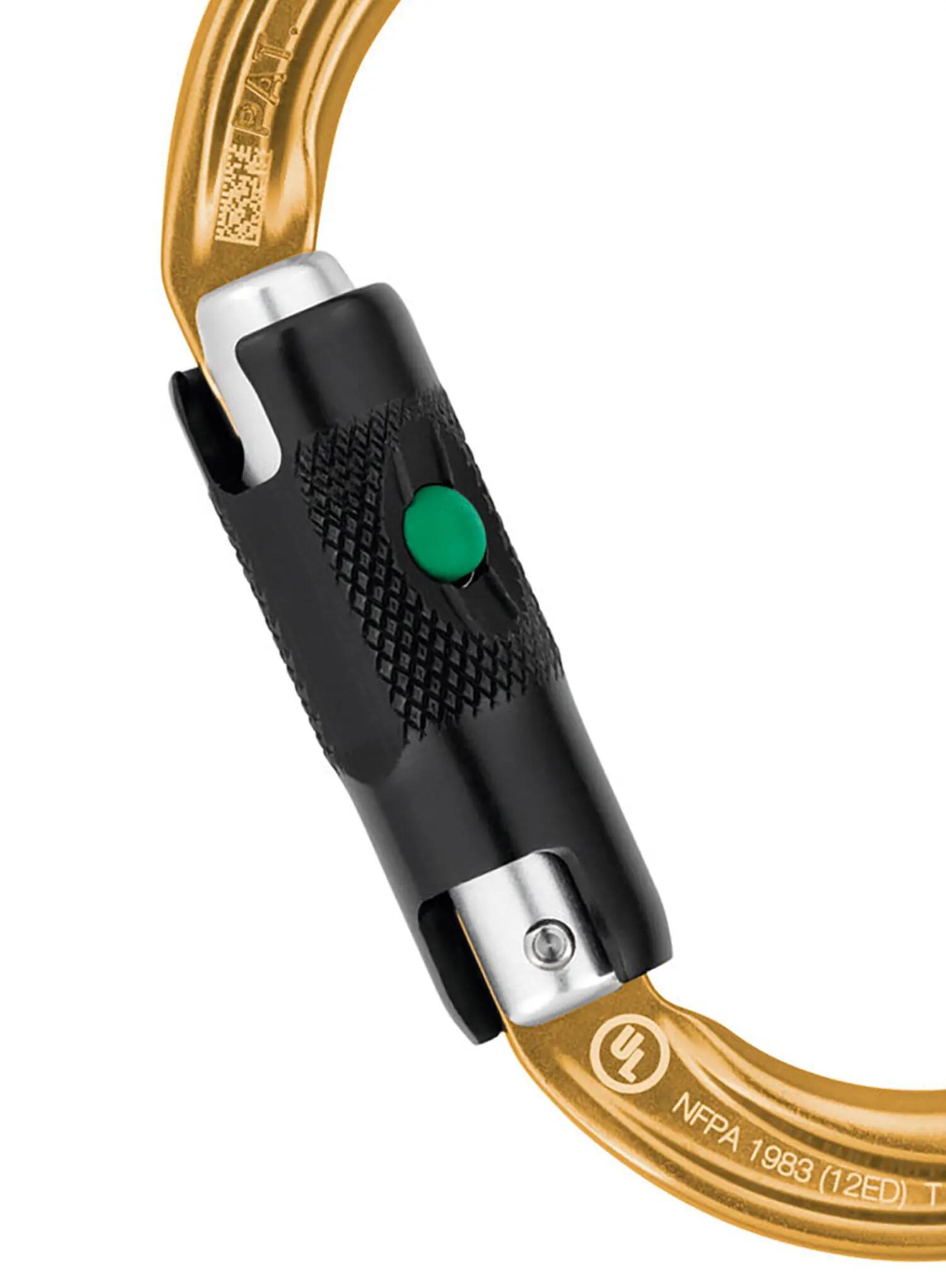 Moschettone Petzl Am'D Ball-Lock - oro 2/2