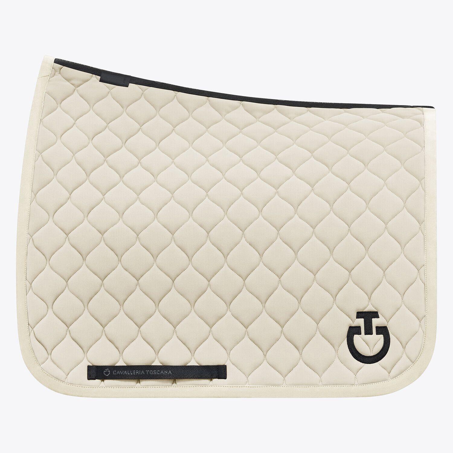CAVALLERIA TOSCANA Cavalleria Toscana Circular Quilted Zadeldek Dressage Cream (1c1c)
