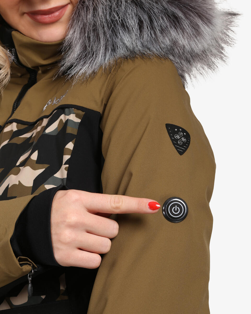 Veste de ski pour femme avec chauffage intégré Kilpi CLAIR-W 4/7