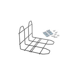 Porte-bagages Élargisseur de vélo Acier 28x27 cm Noir