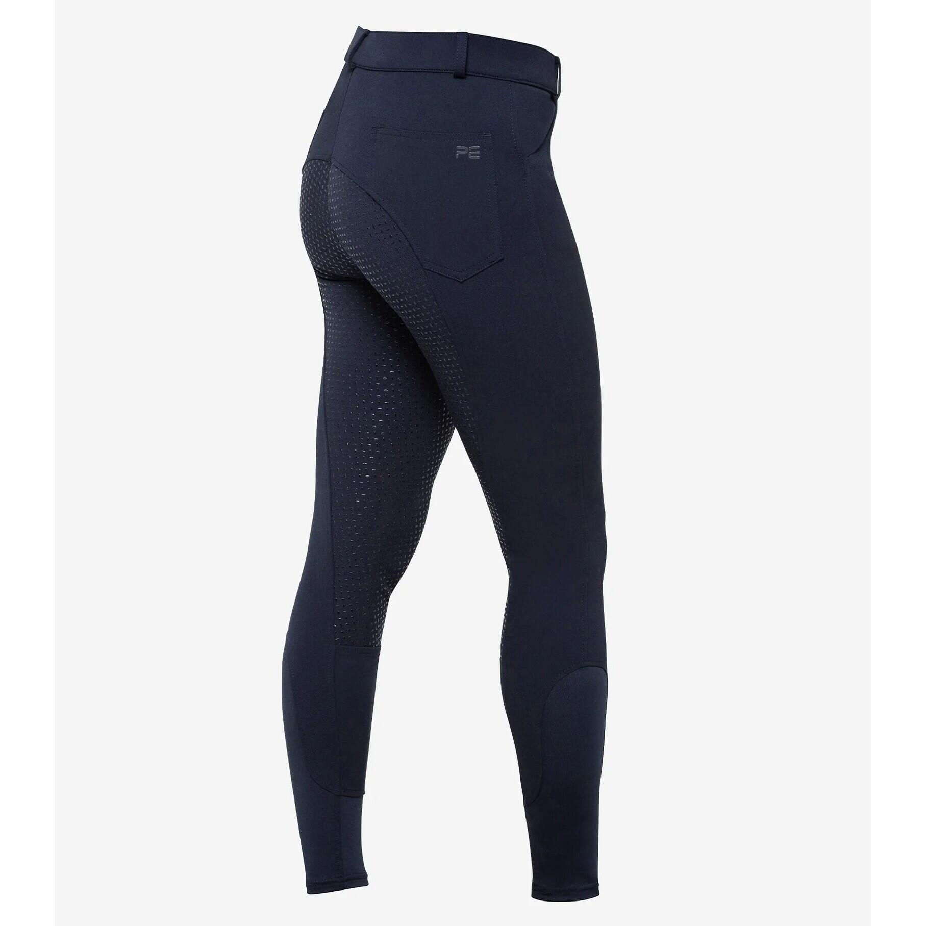 Pantaloni da equitazione full grip per bambina Premier Equine Brava 4/5