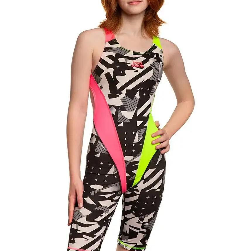 Mad Wave Junior PBT A3 Kneesuit for Girls White/Multi