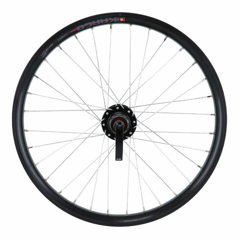 Roue de vélo VTT arrière disc aluminium double paroi moyeueu disc 6 trous casset 2/4