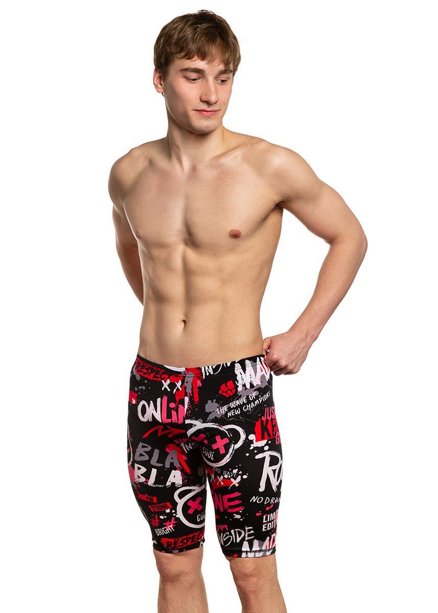 Mad Wave Drive PBT H1 Low-waist Jammers - Black / Multi 1/6